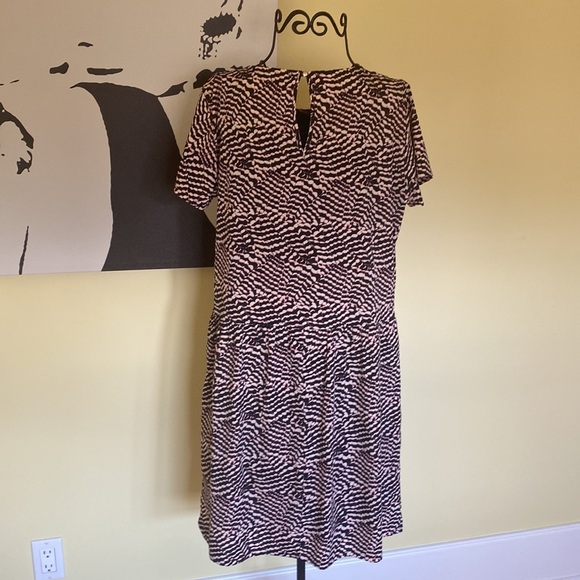 Sweet Black/PInk/Cream Print Dress by Soaked in Luxury - Size M - Picture 3 of 8